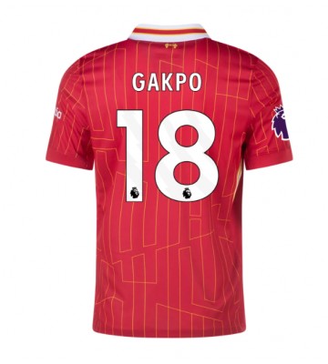 Liverpool Cody Gakpo #18 Primera Equipación 2024-25 Manga Corta